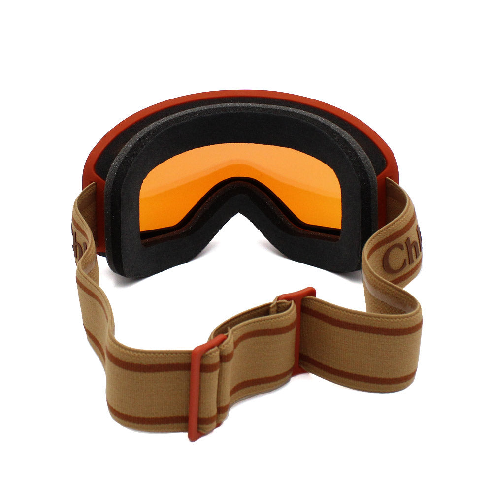 chloe ski goggles Chloé + Fusalp Cassidy Ski Goggles in Brown Orange