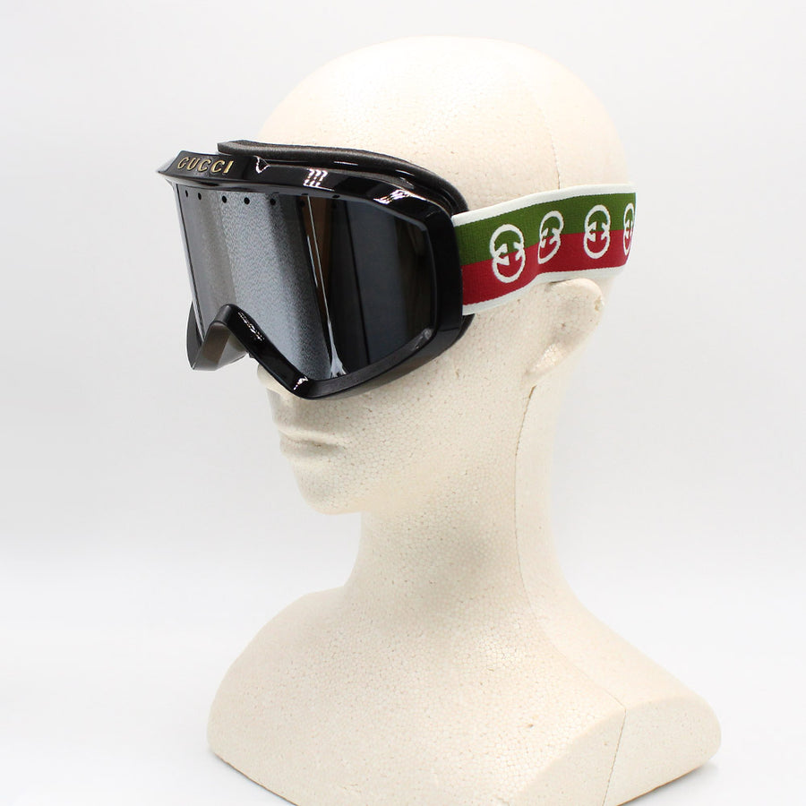Gucci Ski Goggles in Shiny Black Injected