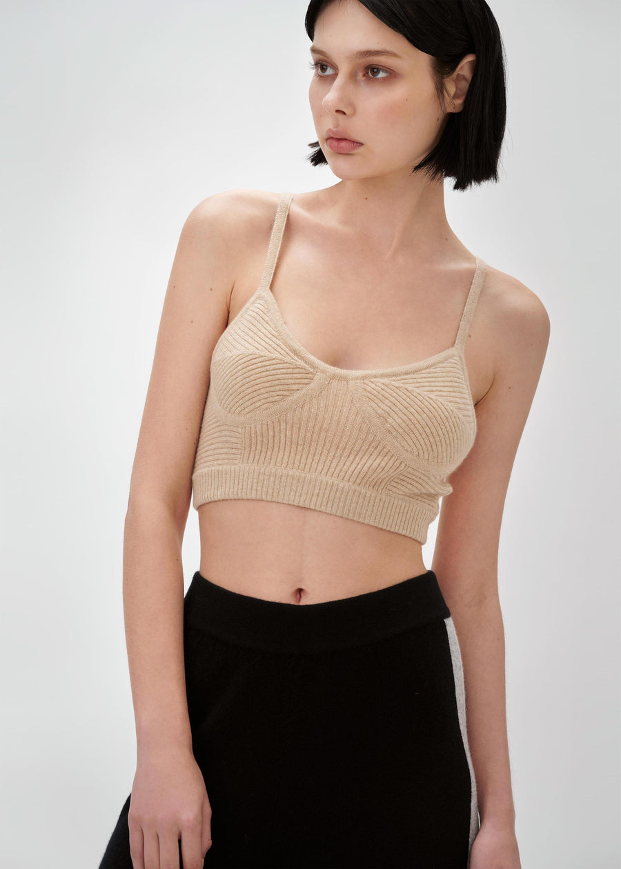 The Comet Ribbed Bralette